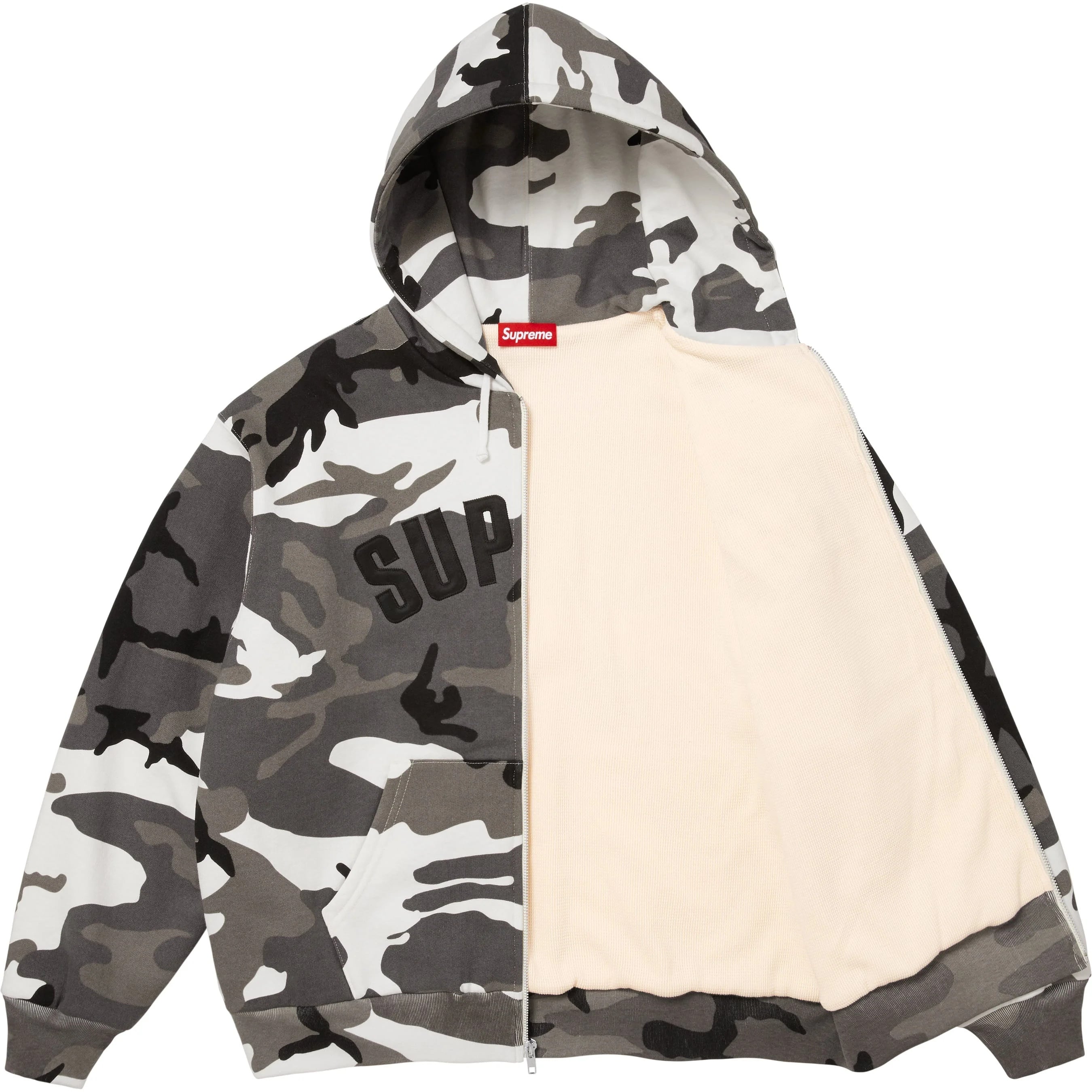 Arc Thermal Lined Zip Up Hooded Sweatshirt view 9